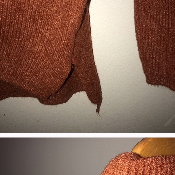 Burnt Orange Turtleneck - Picture 3 of 3